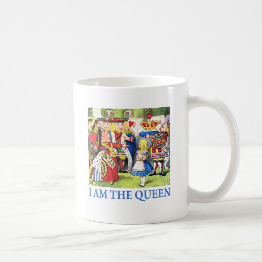私はワンダーランドの女王だ コーヒーマグカップ (右)
