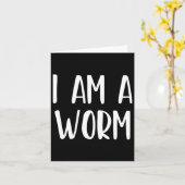 私はワームのハロウィーン私はの衣装シンプル簡単ファンである カード (黄色い花)