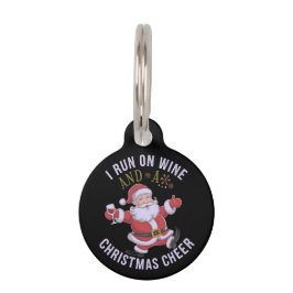 私はワ走ーインとクリスマス応援 ペット　ネームタグ