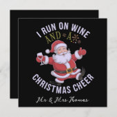 私はワ走ーインとクリスマス応援 招待状 (正面/裏面)