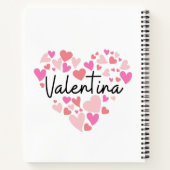 私はヴァレンティーナが大好き ノートブック (裏面)