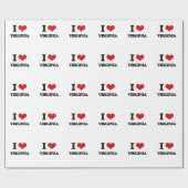 私はヴァージニアを愛します ラッピングペーパー (フラット)