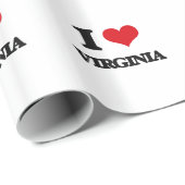 私はヴァージニアを愛します ラッピングペーパー (ロールコーナー)