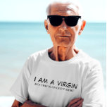 私はヴァージンだおもしろい- MEN Tシャツ<br><div class="desc">私はヴァージンだおもしろい- MEN Tシャツ</div>