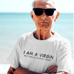 私はヴァージンだおもしろい- MEN Tシャツ<br><div class="desc">私はヴァージンだおもしろい- MEN Tシャツ</div>