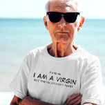 私はヴァージンだおもしろい- MEN Tシャツ<br><div class="desc">私はヴァージンだおもしろい- MEN Tシャツ</div>