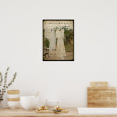 私はヴィンテージが大好き！ ポスター (キッチン)