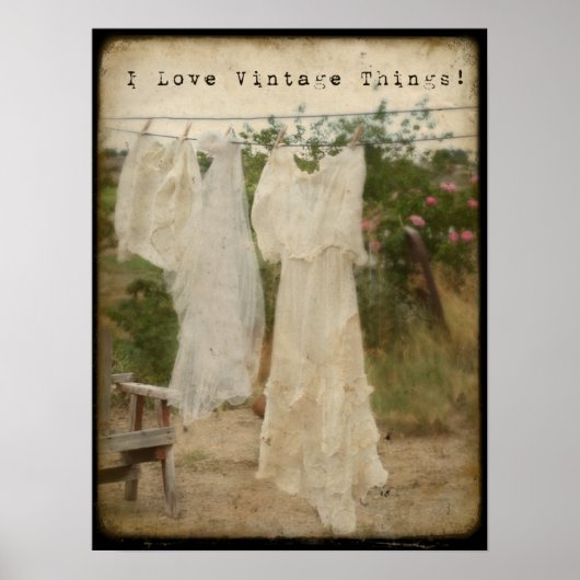 私はヴィンテージが大好き！ ポスター (正面)