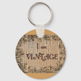 私はヴィンテージです キーホルダー