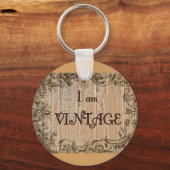 私はヴィンテージです キーホルダー (正面)