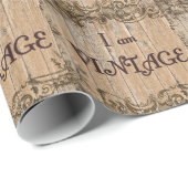 私はヴィンテージです ラッピングペーパー (ロールコーナー)