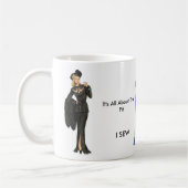 私はヴィンテージのコーヒー・マグを縫います コーヒーマグカップ (左)