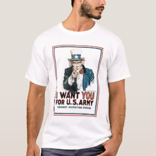 私はヴィンテージの米国市民ポスタープリントほしいと思います Tシャツ