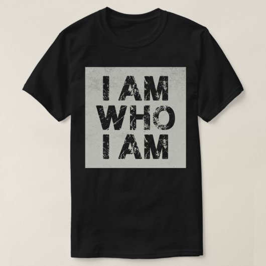 私はヴィンテージ白 Tシャツ (デザイン正面)