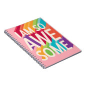 私はヴィンテージ素晴らし感動的引用文 ノートブック (右側)