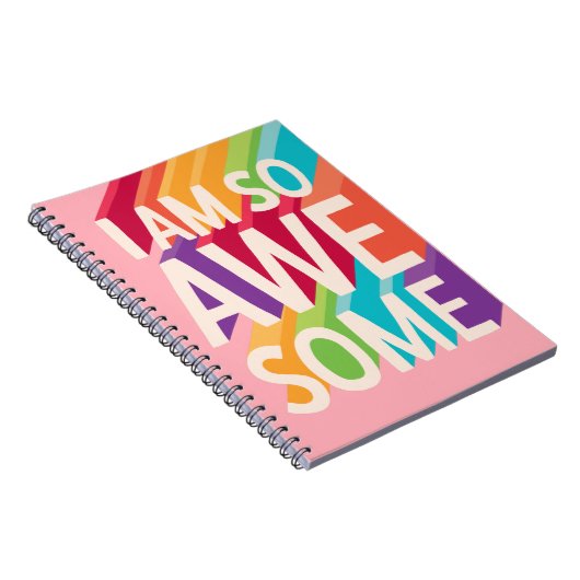 私はヴィンテージ素晴らし感動的引用文 ノートブック (右側)