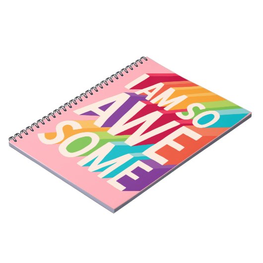 私はヴィンテージ素晴らし感動的引用文 ノートブック (左側)