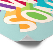 私はヴィンテージ素晴らし感動的引用文 ポスター (角)