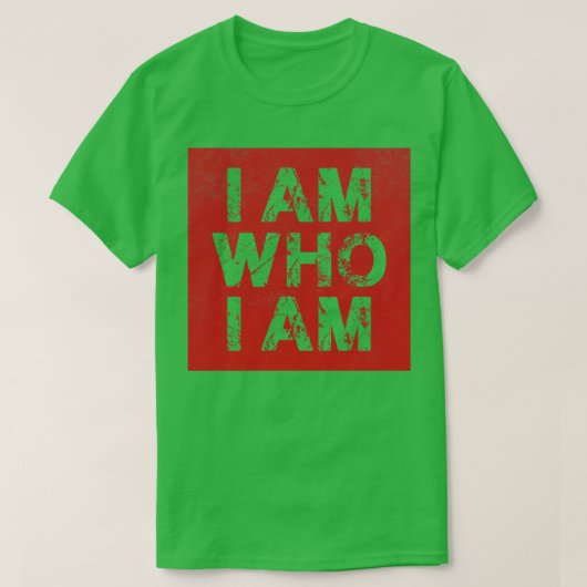 私はヴィンテージ赤 Tシャツ (デザイン正面)