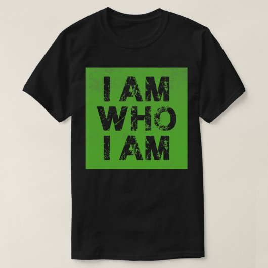 私はヴィンテージ・グリーン Tシャツ (デザイン正面)