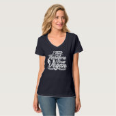 私はヴィーガンである、ゆえに我あり Tシャツ (正面フル)