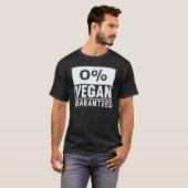 私はヴィーガンではありません Tシャツ (正面フル)