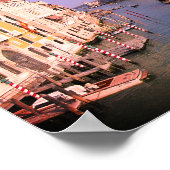 私はヴェネツィアにあった場合,イタリアの休日はがき ポスター (角)