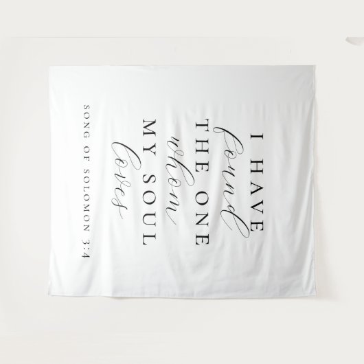 私は一つの引用文の背景結婚バナーを見つけた タペストリー (正面(横))