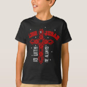 私は一人ではありません - 少年たちのための聖書信者の精神 Tシャツ (正面)