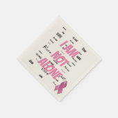 私は一人ではない スタンダードカクテルナプキン (角)