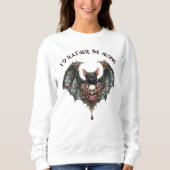 私は一人になりたい スウェットシャツ (正面)