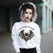 私は一人になりたい スウェットシャツ