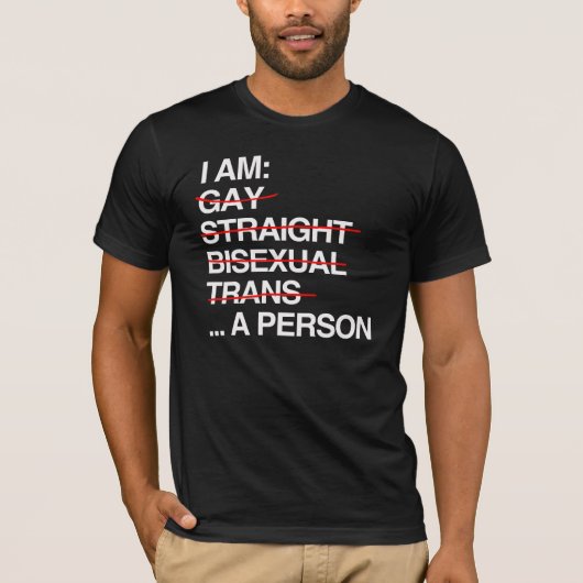 私は一人の人間 Tシャツ (正面)