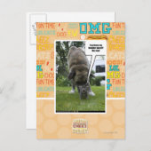 私は一人離れで自分の傷を探る ポストカード (正面/裏面)