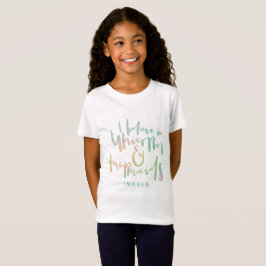 私は一信じ人と人魚の国に住んでいる Tシャツ
