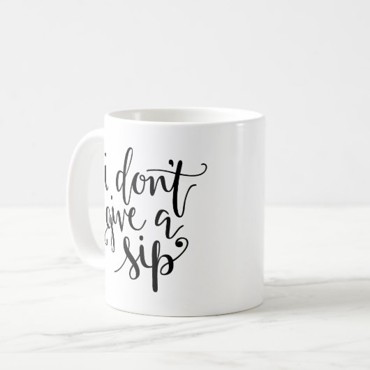 私は一口のマグを与えません コーヒーマグカップ (正面左)
