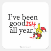 私は一年を通して良い経験をしている スクエアシール (正面)