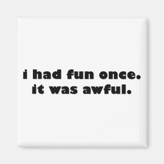 私は一度おもしろいを持っていた マグネット