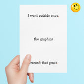 私は一度ゲーマーおもしろいユーモア誕生日ロール シーズンカード