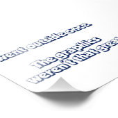 私は一度外に出た。グラフィックスは素晴らしない。 フォトプリント (角)