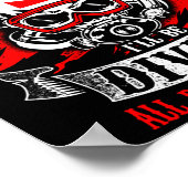 私は一日中ダイビングをする退職計画がある ポスター (角)