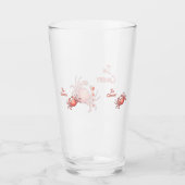 私は一流のCrustaceanとCrabbyです タンブラーグラス (正面)