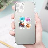 私は一番貼り紙を握る シール (スマートフォン)