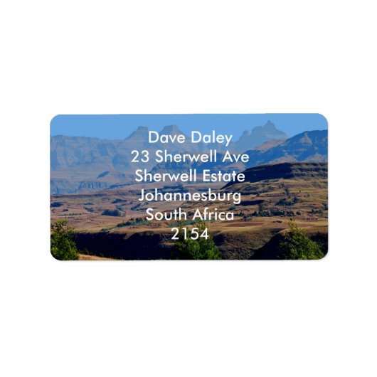 私は一番高い山に登る ラベル (正面)