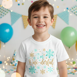 私は一皮雪の雪が一誕生日だ ベビーTシャツ