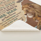 私は一瞬だけ目を閉じた – パパへ シェルパブランケット (3/4)