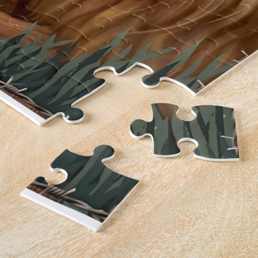 私は一瞬だけ目を閉じた – パパへ ジグソーパズル (側面)