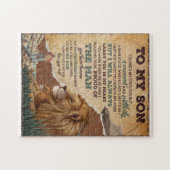 私は一瞬だけ目を閉じた – パパへ ジグソーパズル (横)