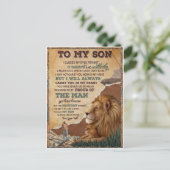 私は一瞬だけ目を閉じた – パパへ ポストカード (スタンド正面)