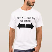 私は一緒にいる。....ここにテキストを挿入 Tシャツ (正面)